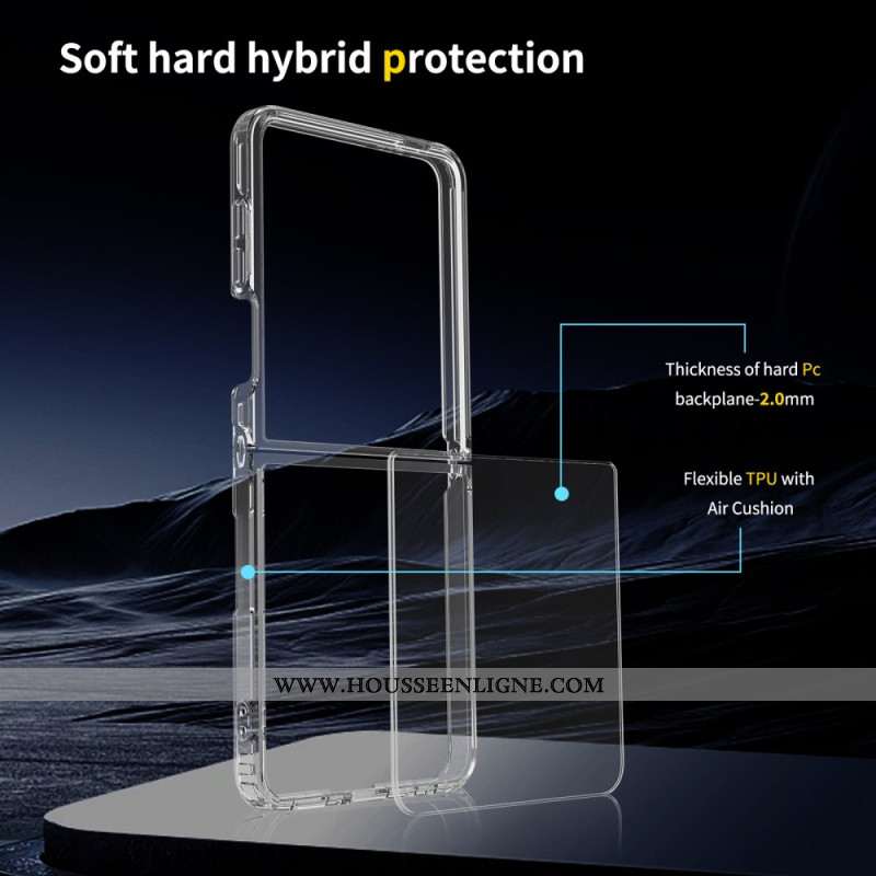 Coque Samsung Galaxy Z Flip 7 Transparente