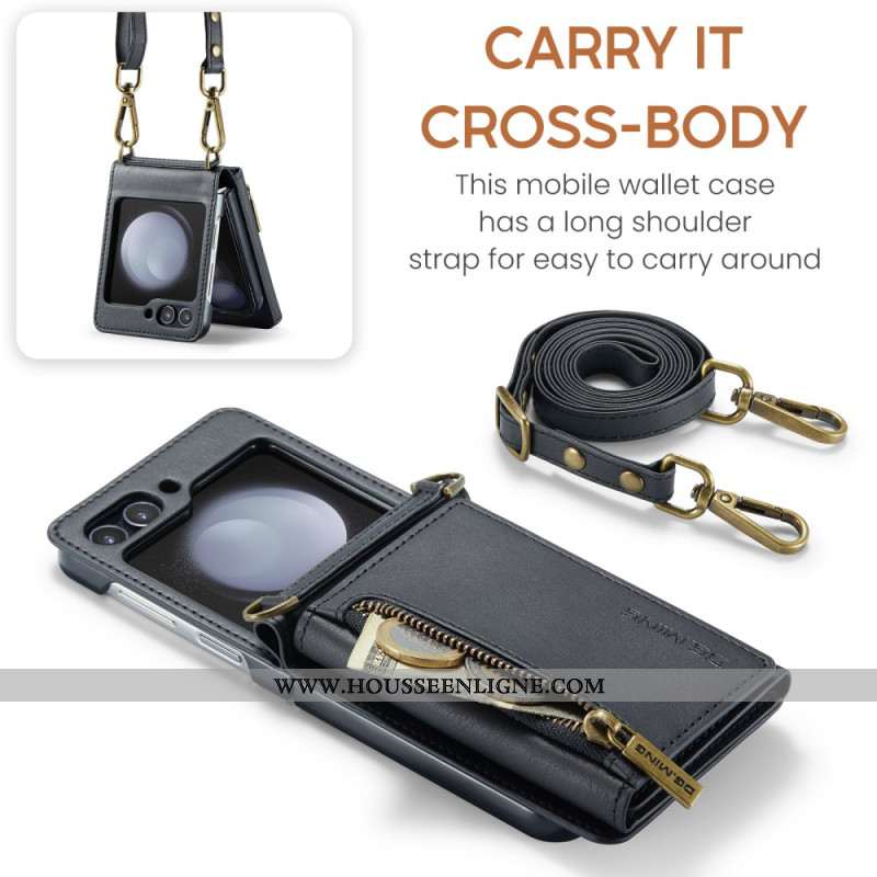 Coque Samsung Galaxy Z Flip Bandoulière DG.MING