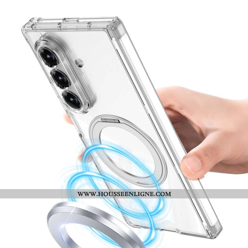 Coque Samsung Galaxy Z Fold 7 5G Magnétique Translucide avec Support