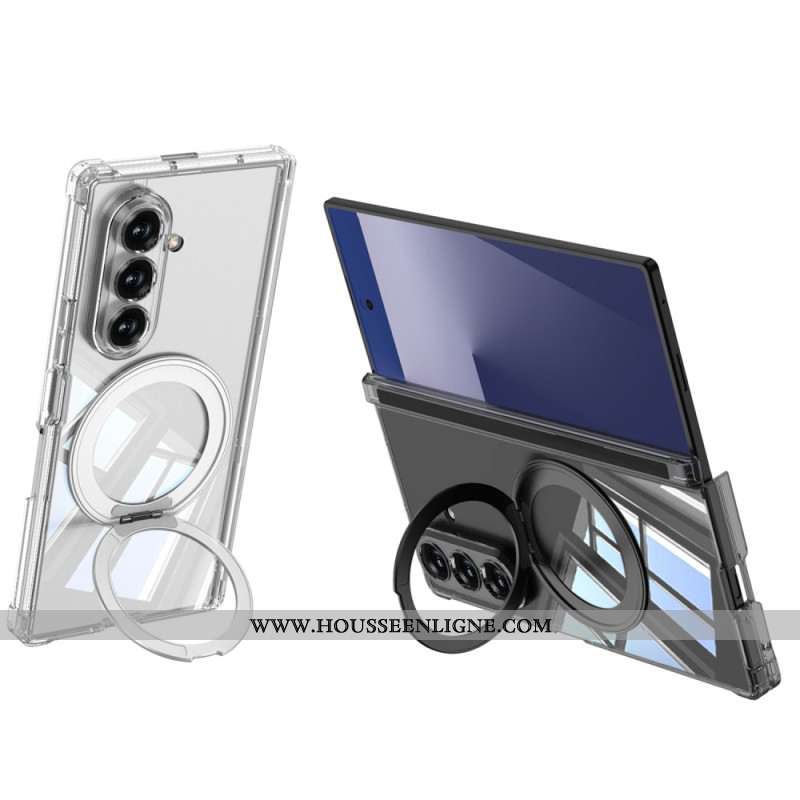 Coque Samsung Galaxy Z Fold 7 5G Magnétique Translucide avec Support
