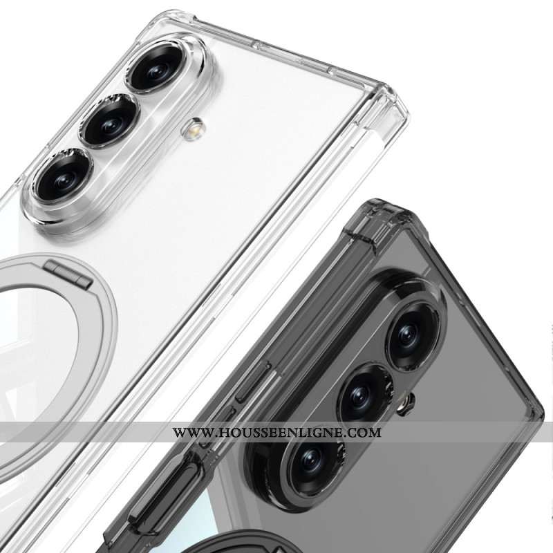 Coque Samsung Galaxy Z Fold 7 5G Magnétique Translucide avec Support