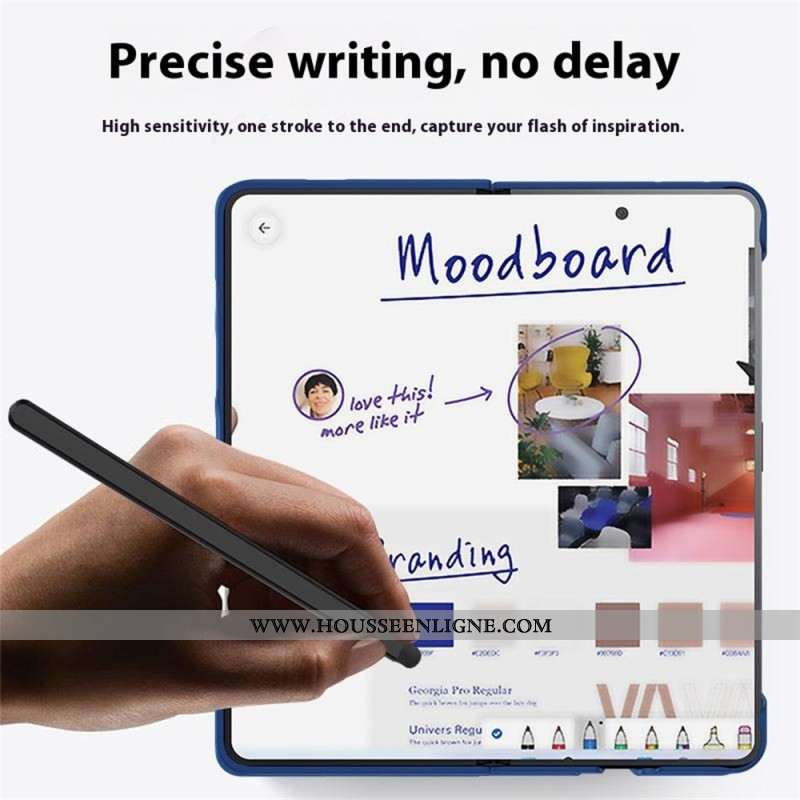 Coque Samsung Galaxy Z Fold 7 5G Protection en Verre Trempé et Porte-Stylet