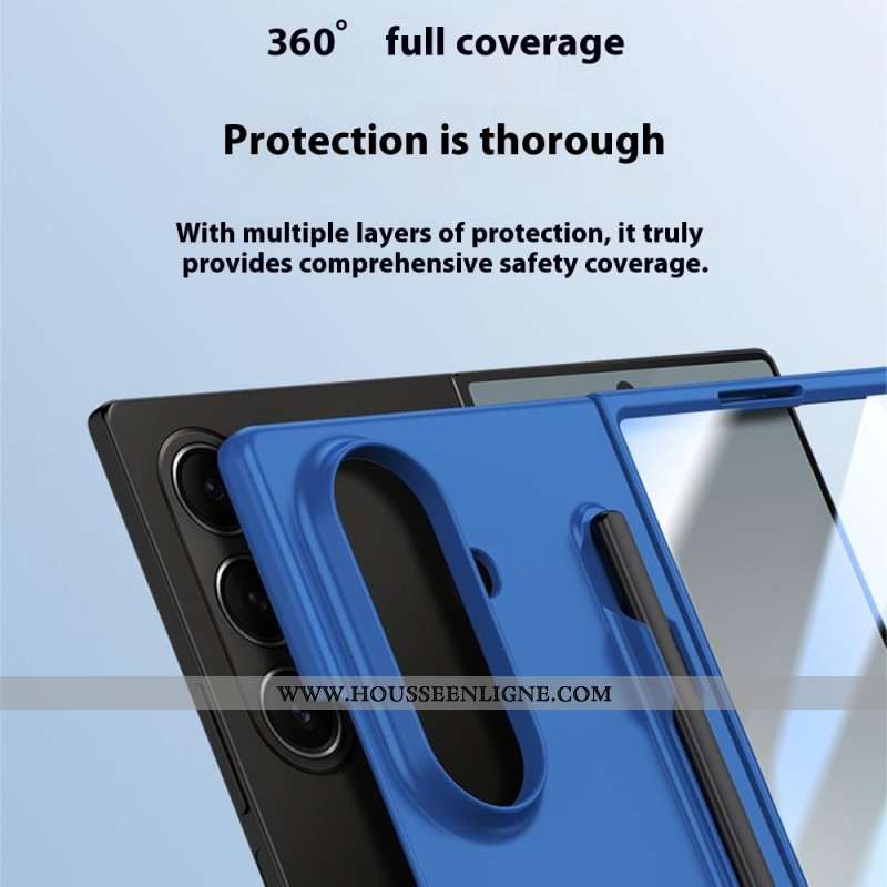 Coque Samsung Galaxy Z Fold 7 5G Protection en Verre Trempé et Porte-Stylet