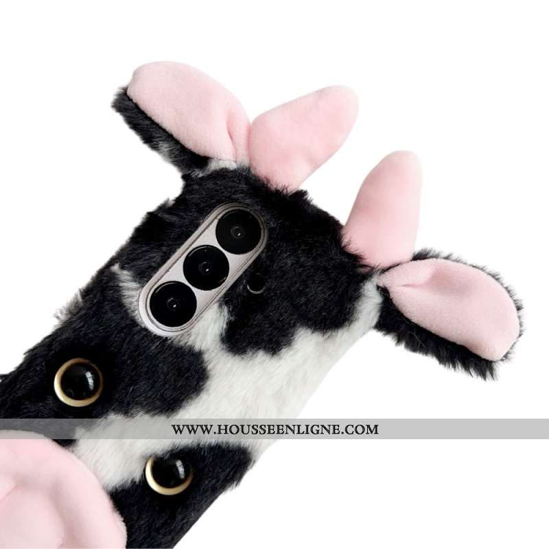 Coque Samsung Galaxy Z Fold 7 5G Vache en Peluche