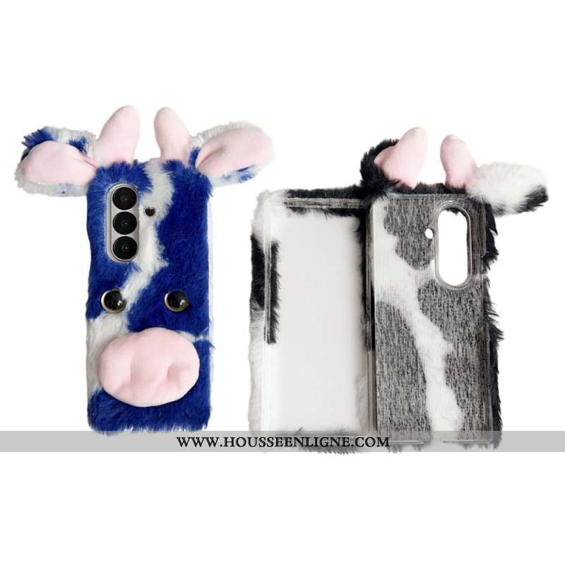 Coque Samsung Galaxy Z Fold 7 5G Vache en Peluche