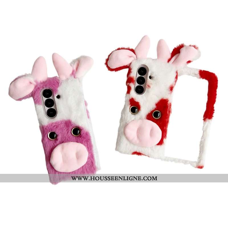 Coque Samsung Galaxy Z Fold 7 5G Vache en Peluche