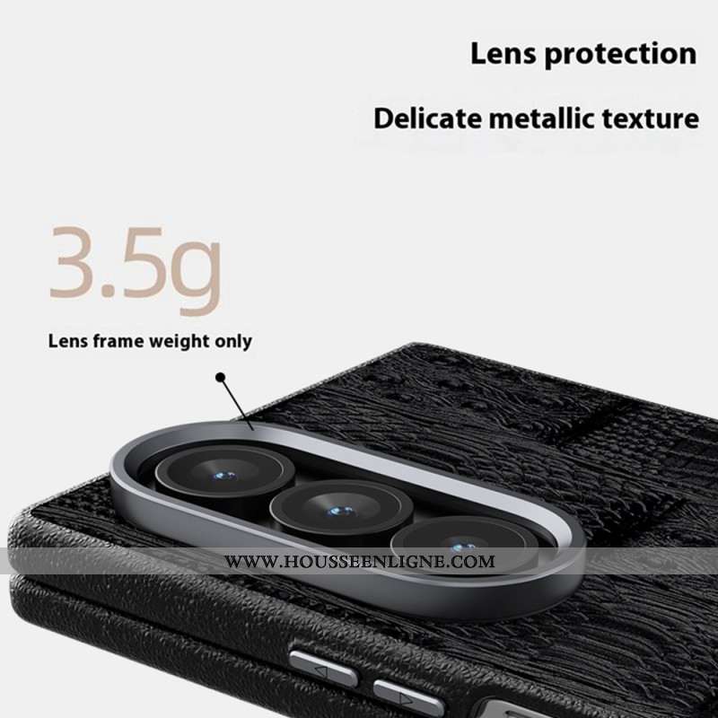Coque Samsung Galaxy Z Fold 7 5G compatible MagSafe Gauffrée ABEEL