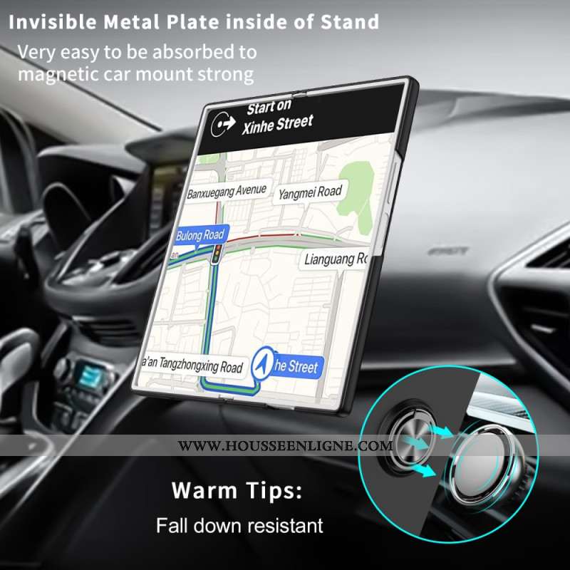 Coque Samsung Galaxy Z Fold 7 Anneau-Support