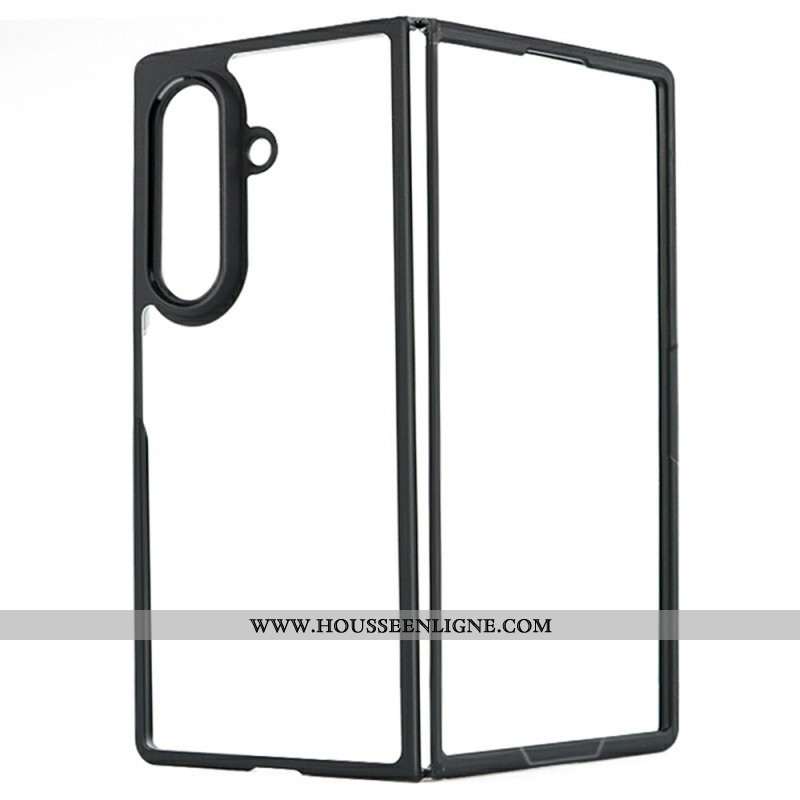 Coque Samsung Galaxy Z Fold 7 Antichoc avec Dos Transparent