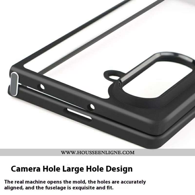 Coque Samsung Galaxy Z Fold 7 Antichoc avec Dos Transparent