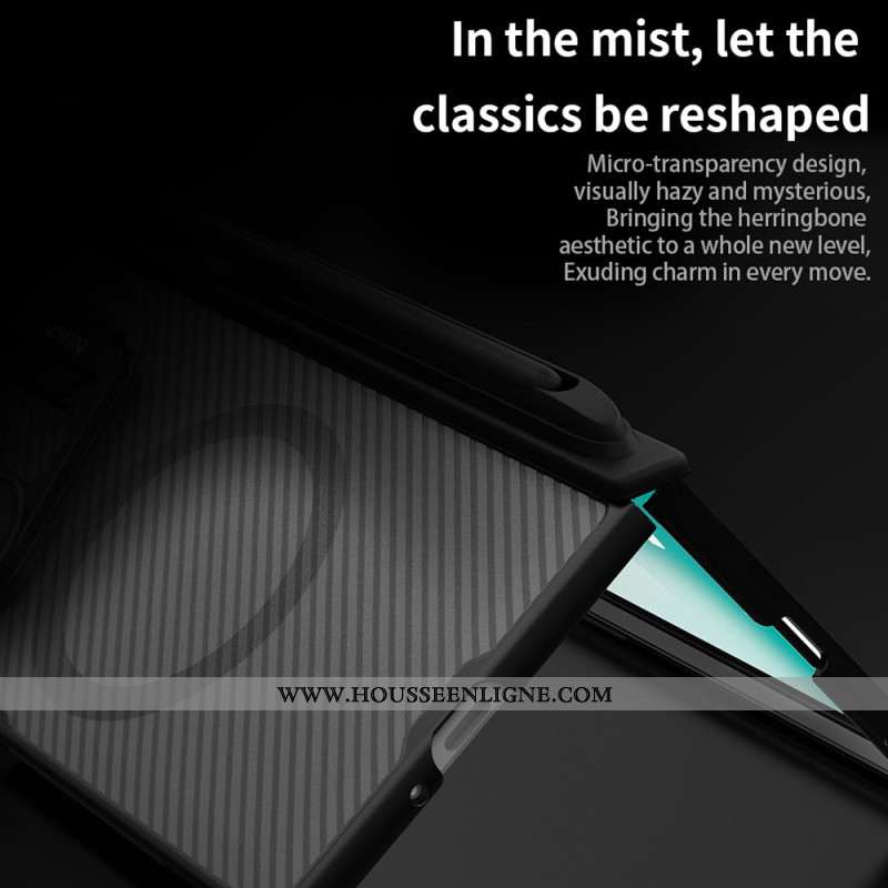Coque Samsung Galaxy Z Fold 7 CamShield Prop Magnetic Translucent Series NILLKIN