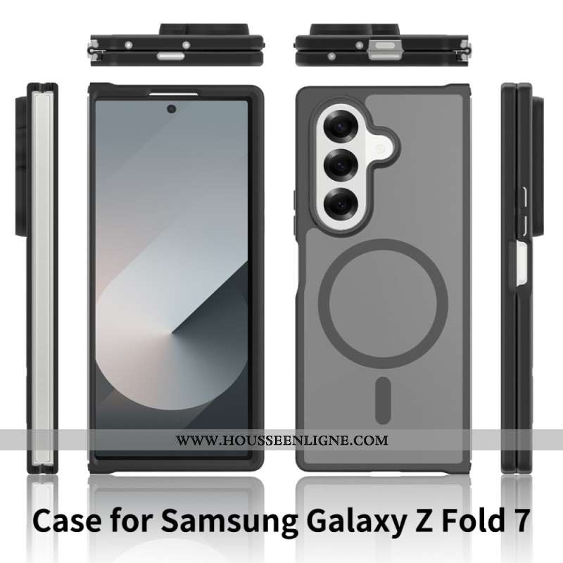 Coque Samsung Galaxy Z Fold 7 Compatible MagSafe Flexile Givrée