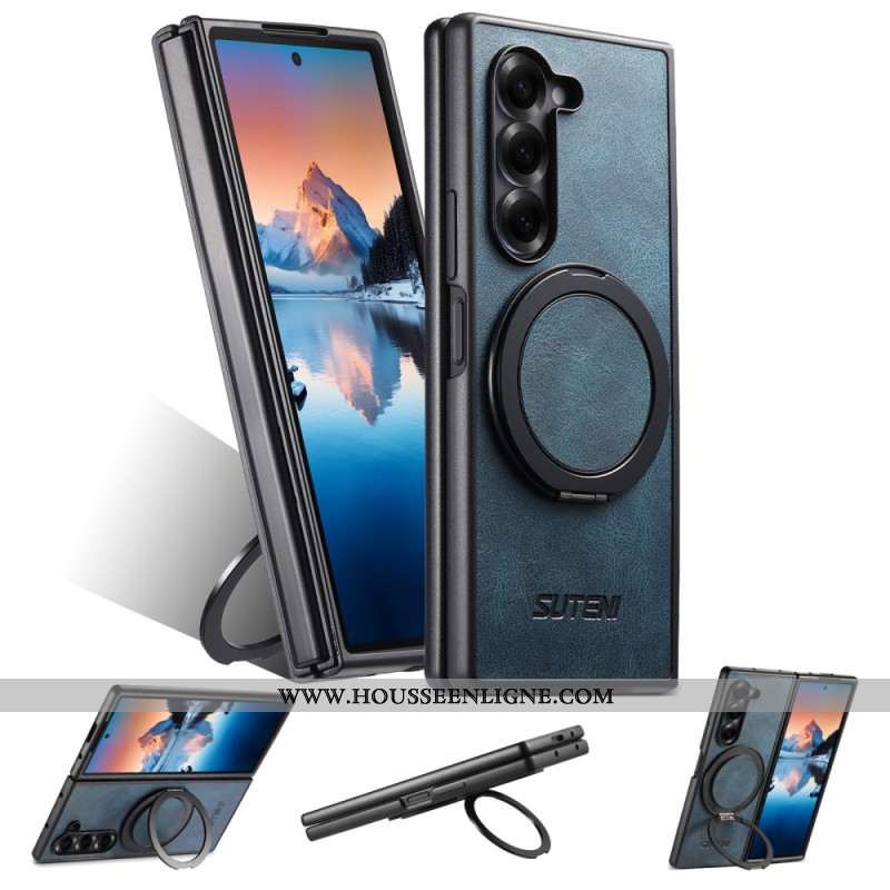 Coque Samsung Galaxy Z Fold 7 Compatible MagSafe Support Rotatif SUTENI