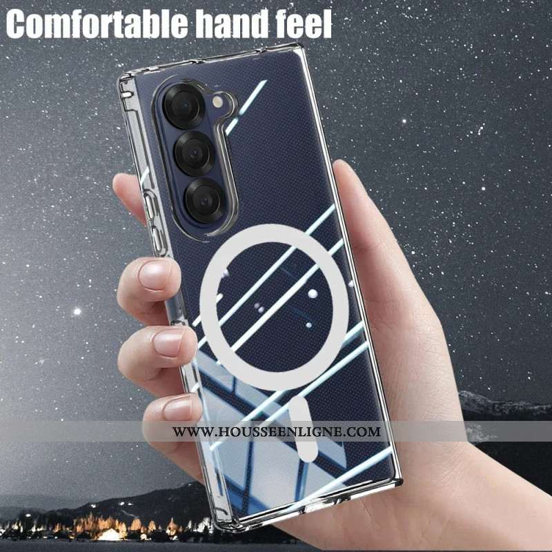 Coque Samsung Galaxy Z Fold 7 Compatible MagSafe Transparente
