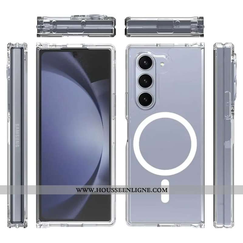 Coque Samsung Galaxy Z Fold 7 Compatible MagSafe Transparente