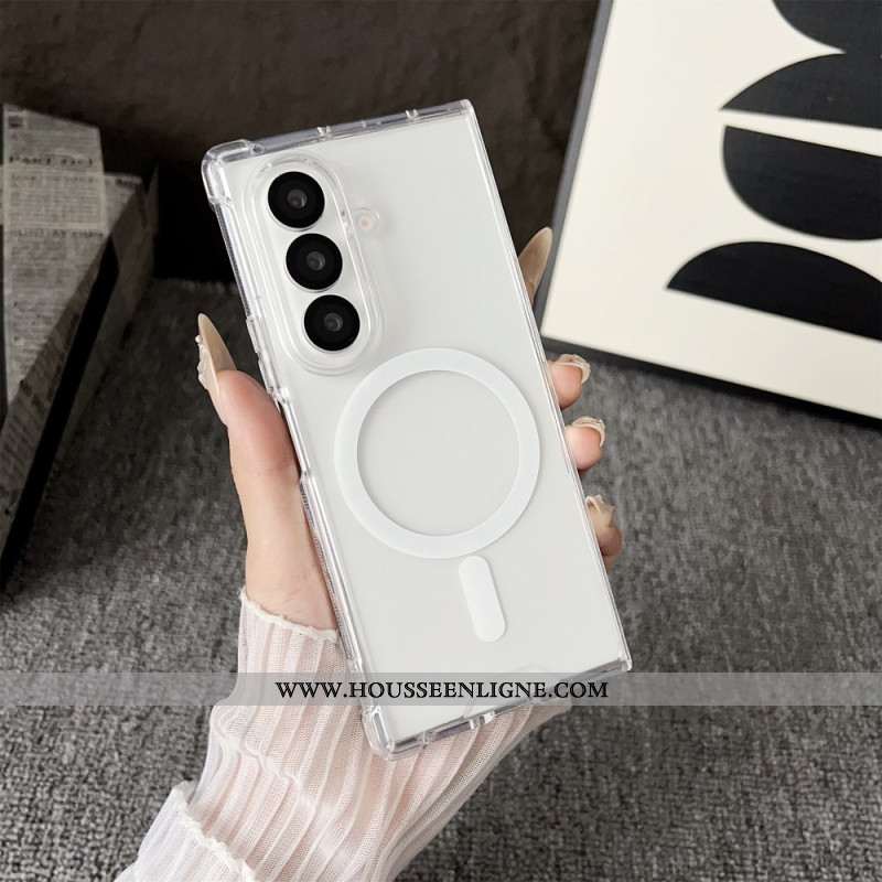 Coque Samsung Galaxy Z Fold 7 Compatible MagSafe Transparente