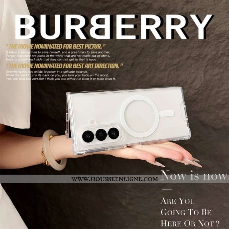 Coque Samsung Galaxy Z Fold 7 Compatible MagSafe Transparente