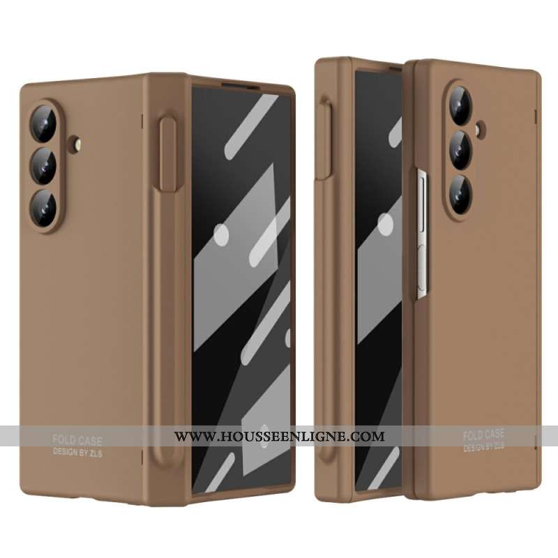 Coque Samsung Galaxy Z Fold 7 Design Sobre avec Protecteur Écran