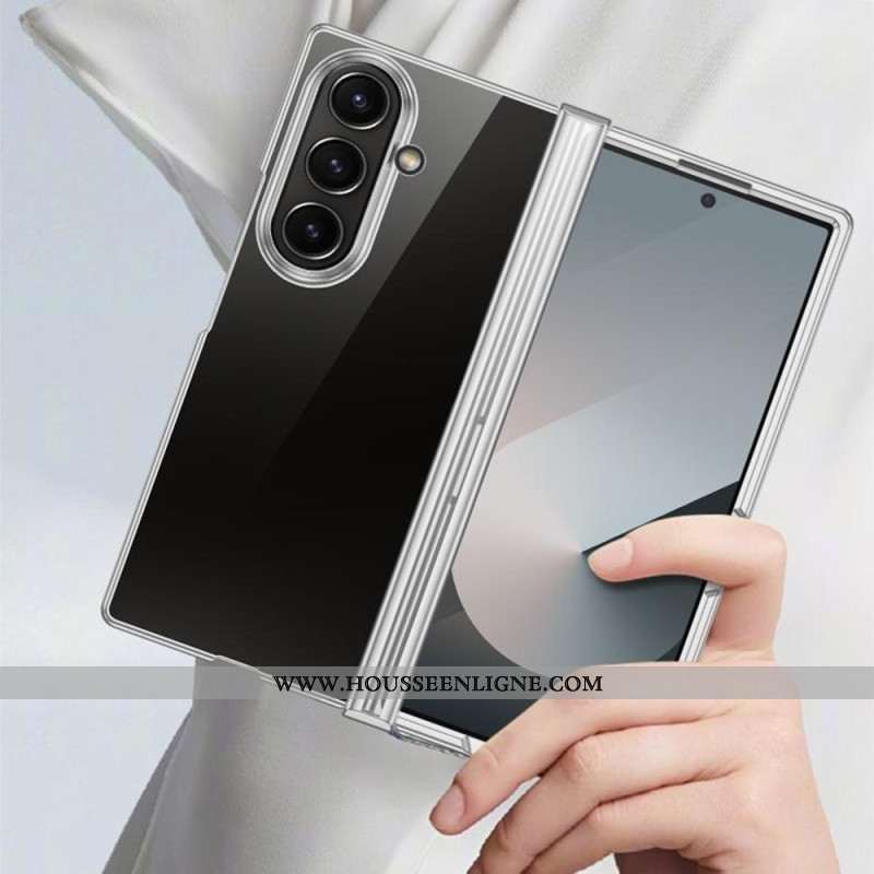 Coque Samsung Galaxy Z Fold 7 Design de Charnière Effet Métal
