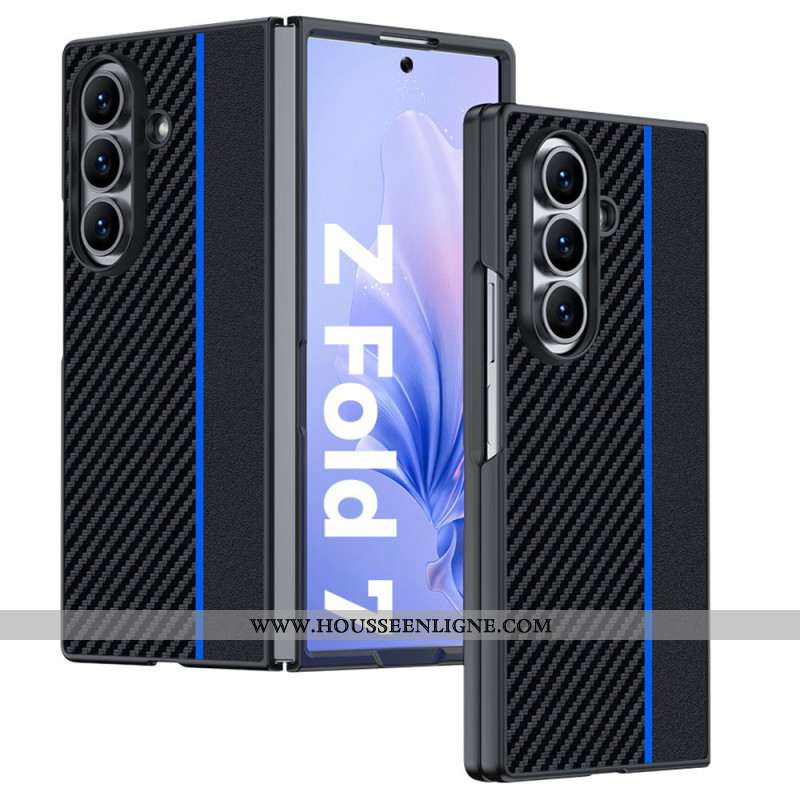 Coque Samsung Galaxy Z Fold 7 Déclinaison Fibre Carbone