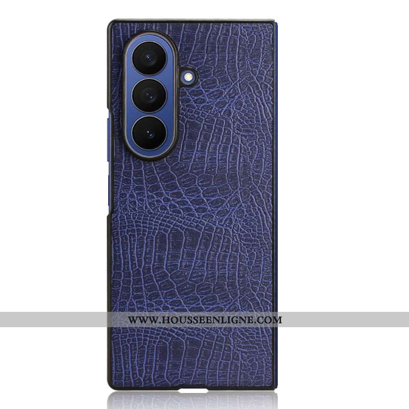 Coque Samsung Galaxy Z Fold 7 Effet Crocodile