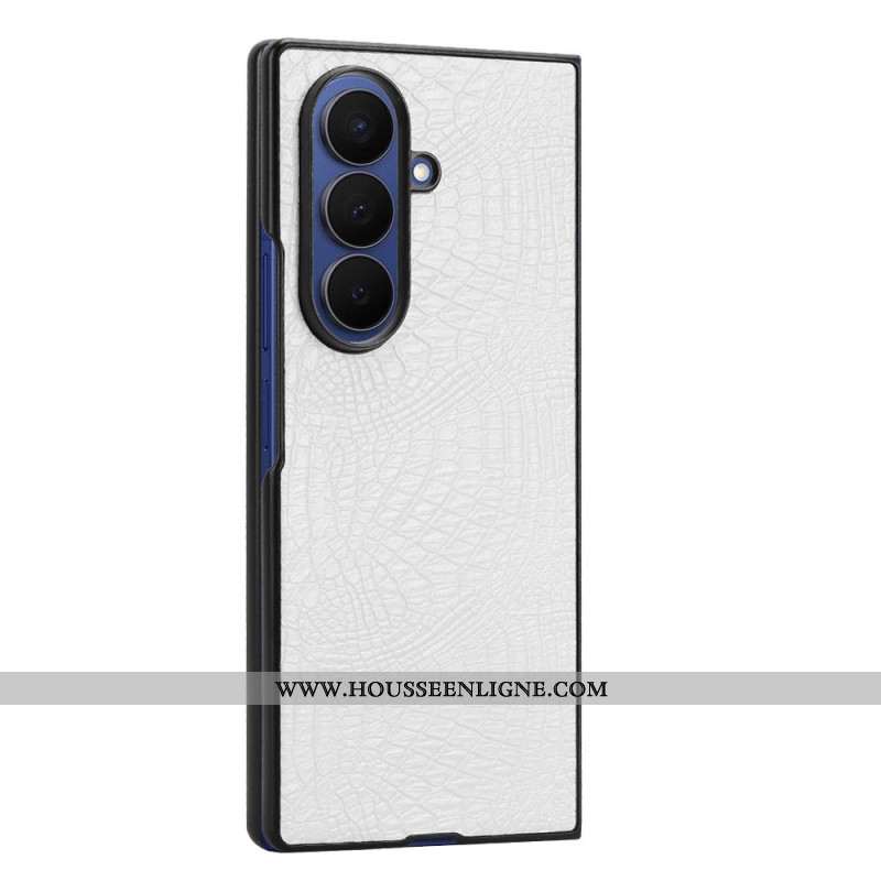 Coque Samsung Galaxy Z Fold 7 Effet Crocodile