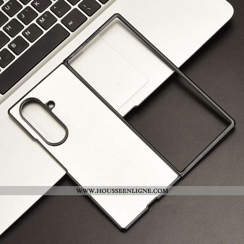 Coque Samsung Galaxy Z Fold 7 Effet Crocodile