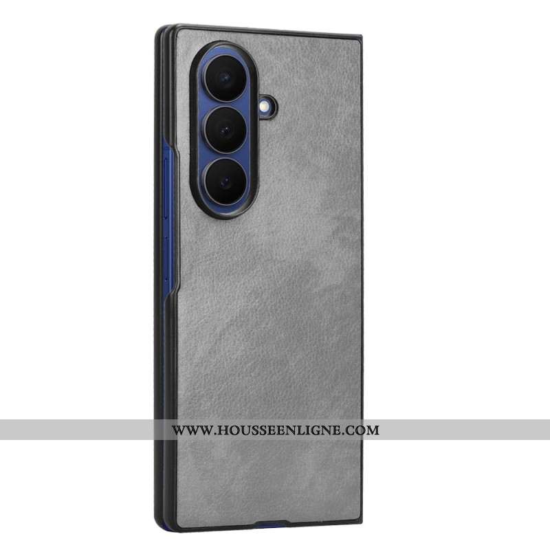 Coque Samsung Galaxy Z Fold 7 Effet Cuir