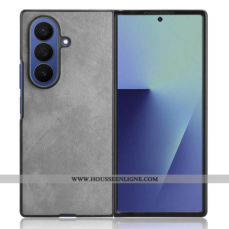 Coque Samsung Galaxy Z Fold 7 Effet Cuir