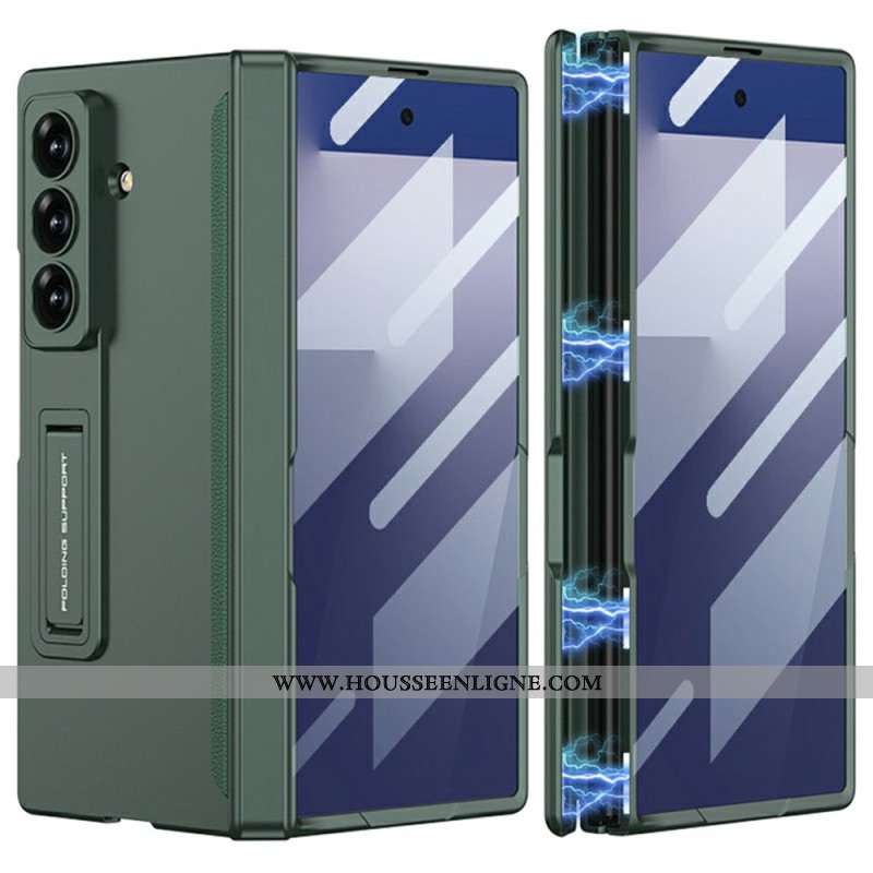 Coque Samsung Galaxy Z Fold 7 Film Protecteur d'Écran et Support Magnétique
