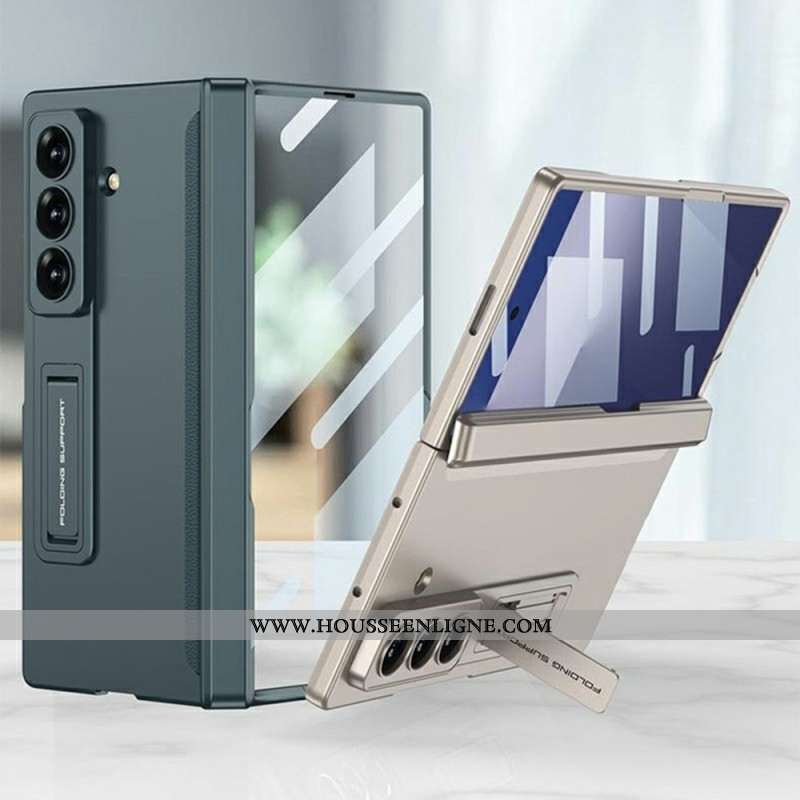 Coque Samsung Galaxy Z Fold 7 Film Protecteur d'Écran et Support Magnétique