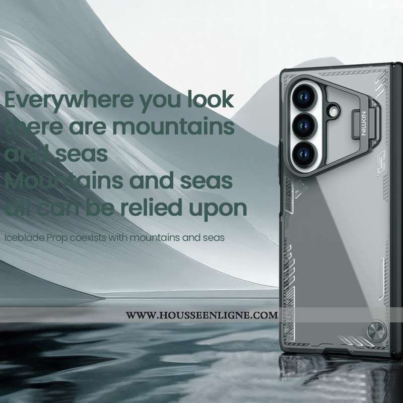 Coque Samsung Galaxy Z Fold 7 Iceblade Prop Series avec Support et Cadre pour Objectif