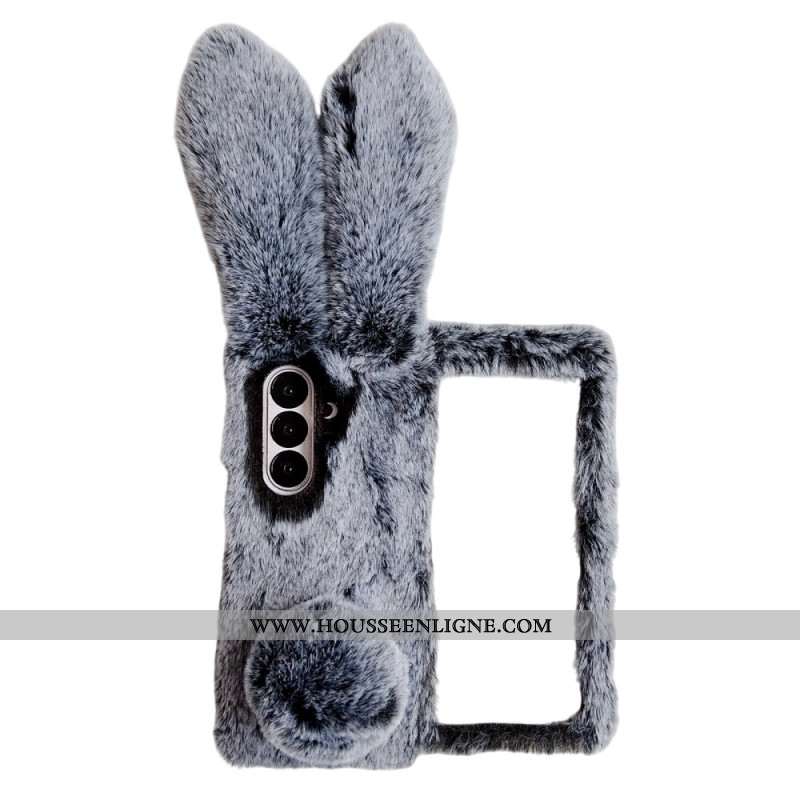 Coque Samsung Galaxy Z Fold 7 Oreilles de Lapin en Peluche