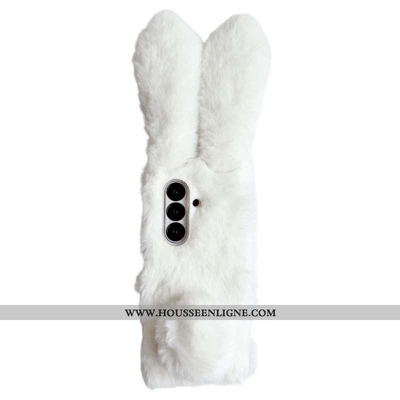 Coque Samsung Galaxy Z Fold 7 Oreilles de Lapin en Peluche
