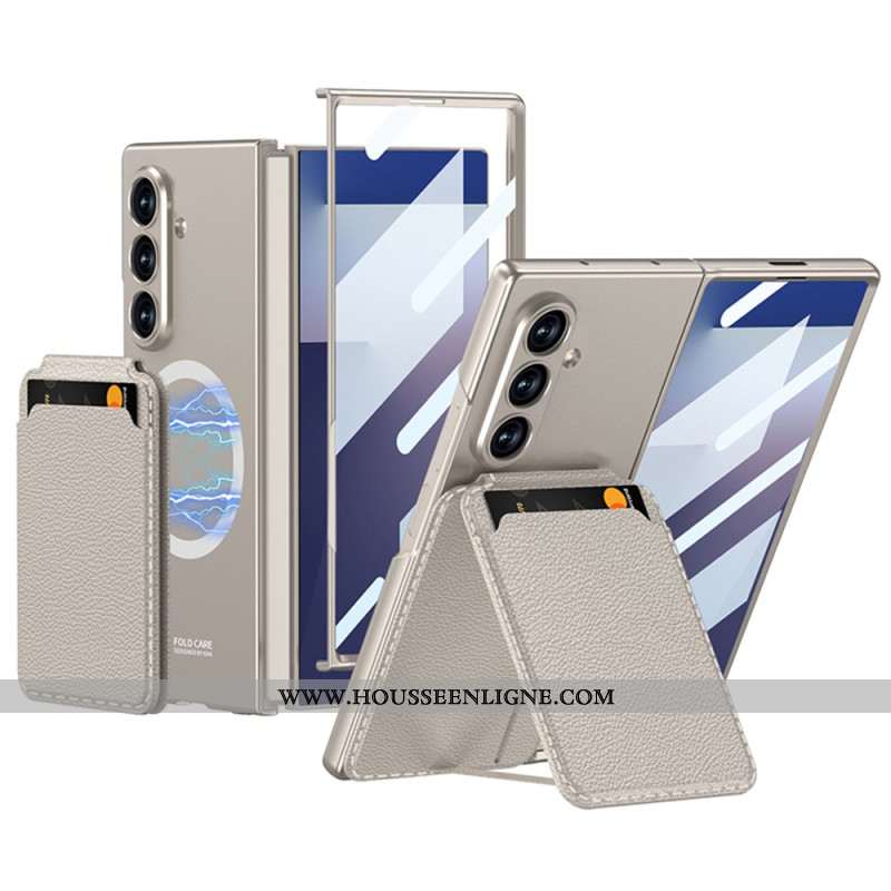 Coque Samsung Galaxy Z Fold 7 Porte-Cartes Amovible et Support intégré