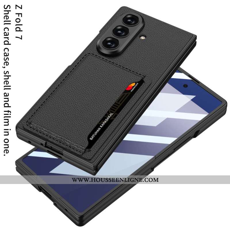 Coque Samsung Galaxy Z Fold 7 Porte-Cartes et Support GKK