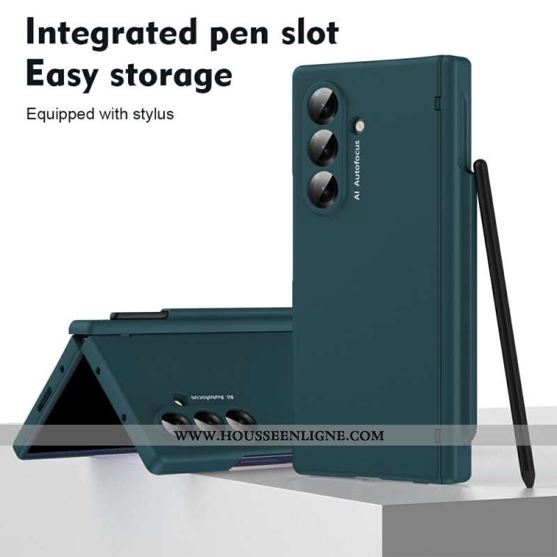 Coque Samsung Galaxy Z Fold 7 Protection de Charnière et Porte-Stylet