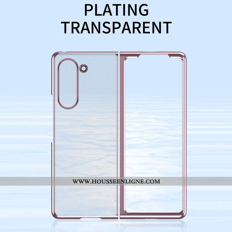 Coque Samsung Galaxy Z Fold 7 Rebord Effet Métal