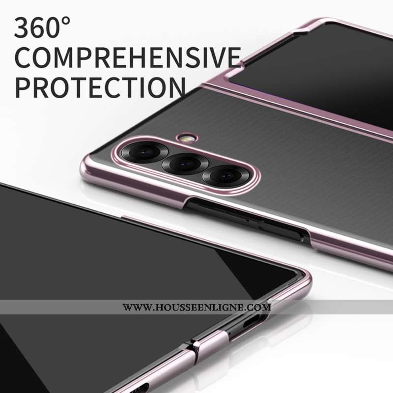 Coque Samsung Galaxy Z Fold 7 Rebord Effet Métal