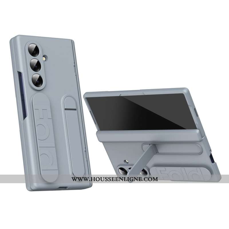 Coque Samsung Galaxy Z Fold 7 Sangle Manuelle et Film en Verre Trempé