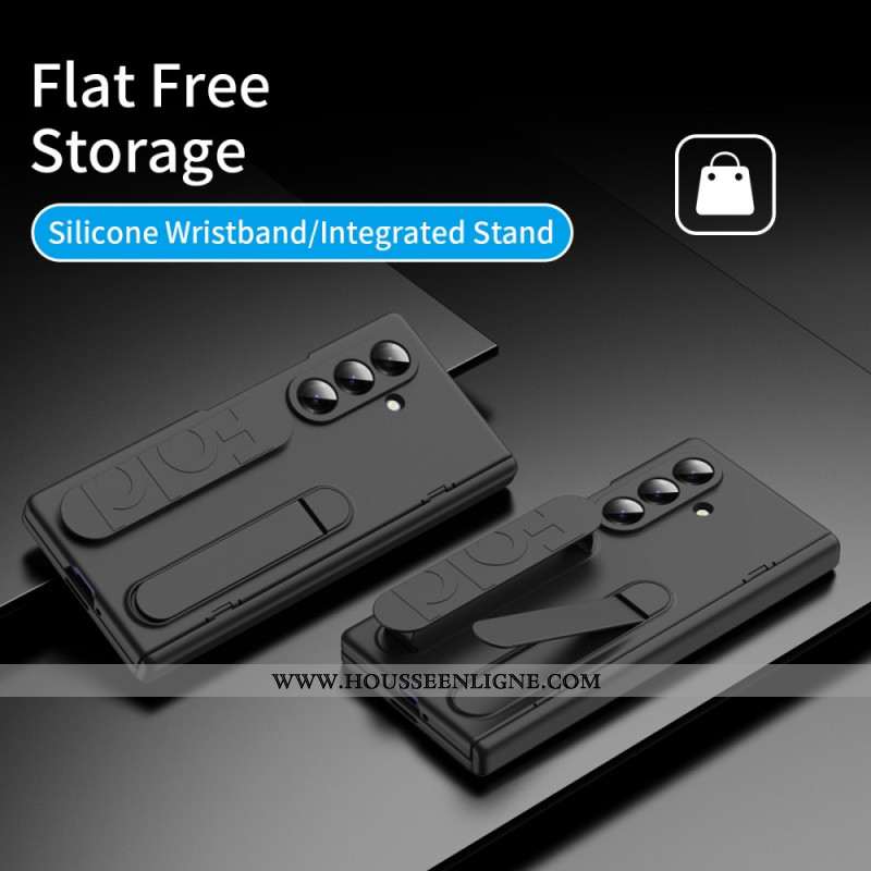 Coque Samsung Galaxy Z Fold 7 Sangle Manuelle et Film en Verre Trempé