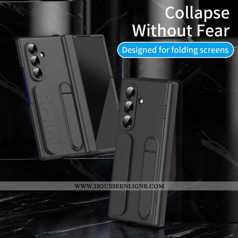 Coque Samsung Galaxy Z Fold 7 Sangle Manuelle et Film en Verre Trempé