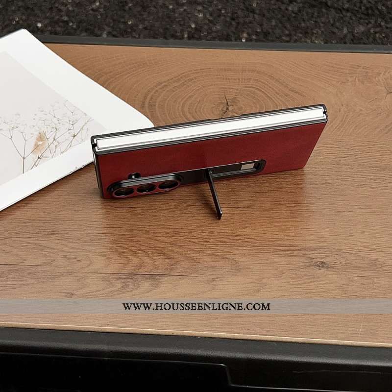 Coque Samsung Galaxy Z Fold 7 Simili Cuir