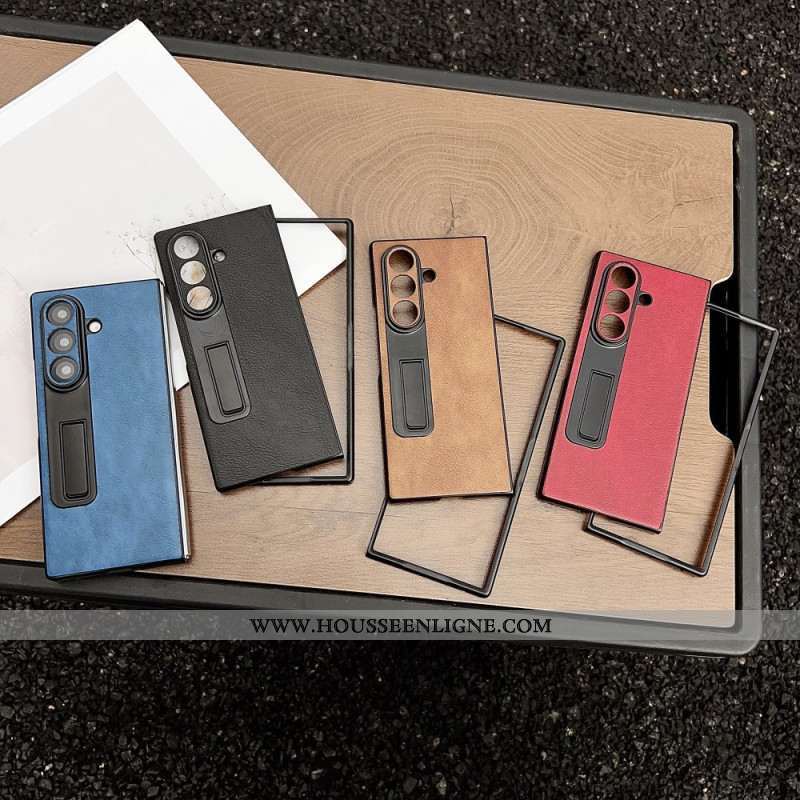 Coque Samsung Galaxy Z Fold 7 Simili Cuir