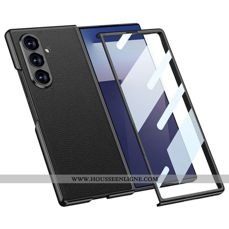 Coque Samsung Galaxy Z Fold 7 Simili Cuir GKK