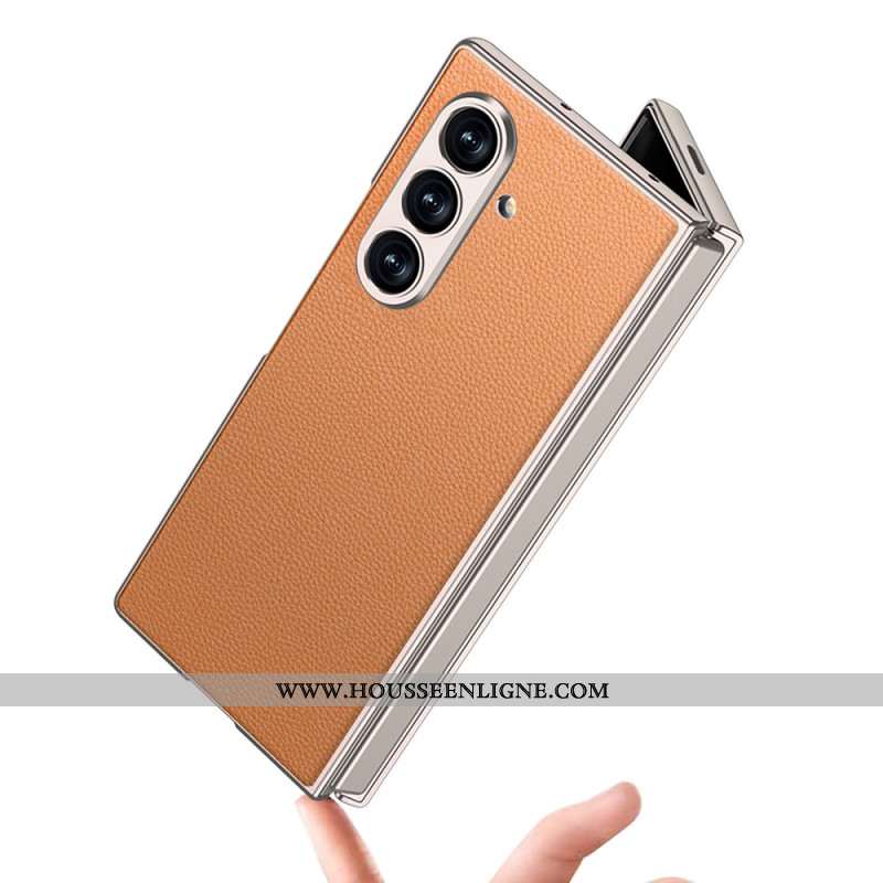 Coque Samsung Galaxy Z Fold 7 Simili Cuir GKK