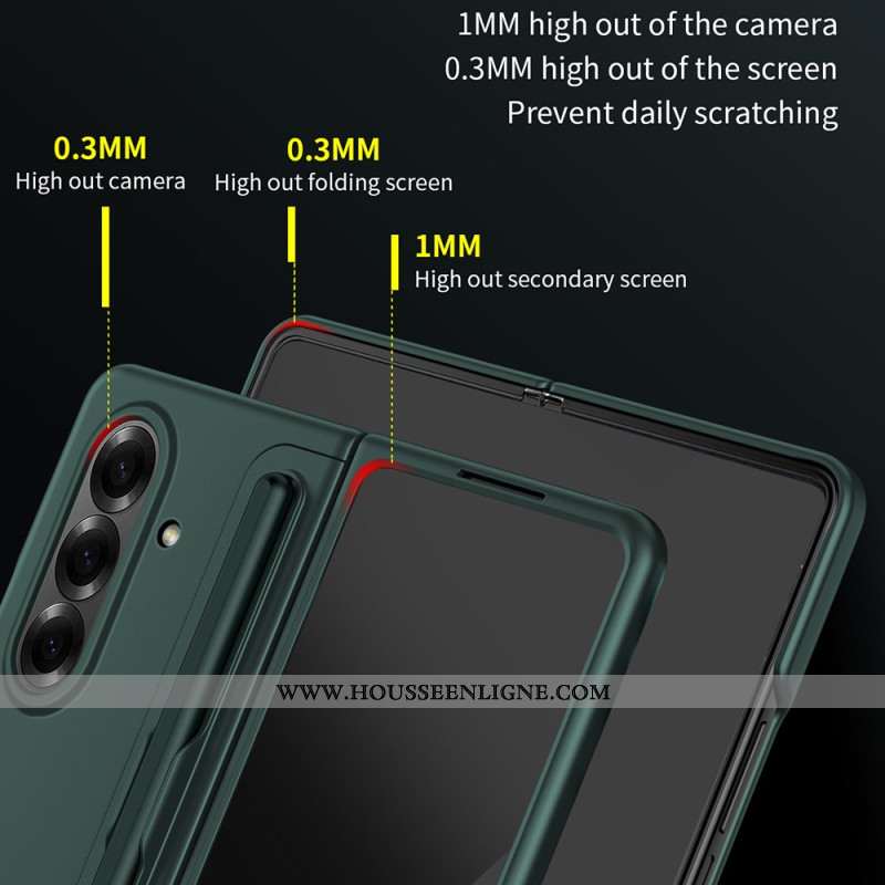 Coque Samsung Galaxy Z Fold 7 Support Intégré et Emplacement pour Stylet