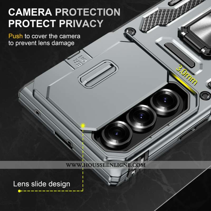 Coque Samsung Galaxy Z Fold 7 Ultra Résistante Support et Protection d'Objectif