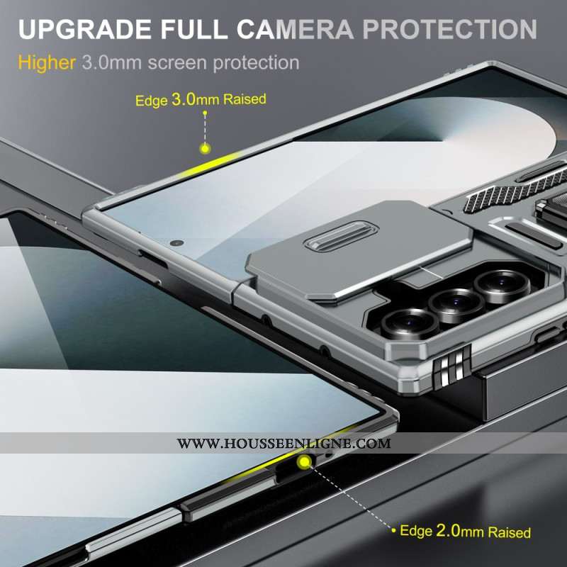 Coque Samsung Galaxy Z Fold 7 Ultra Résistante Support et Protection d'Objectif