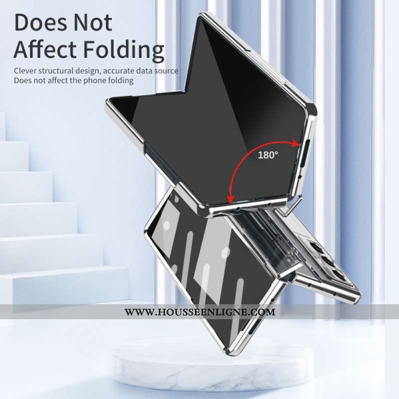 Coque Samsung Galaxy Z Fold7 5G Compatible Magsafe avec Support et Film Protecteur